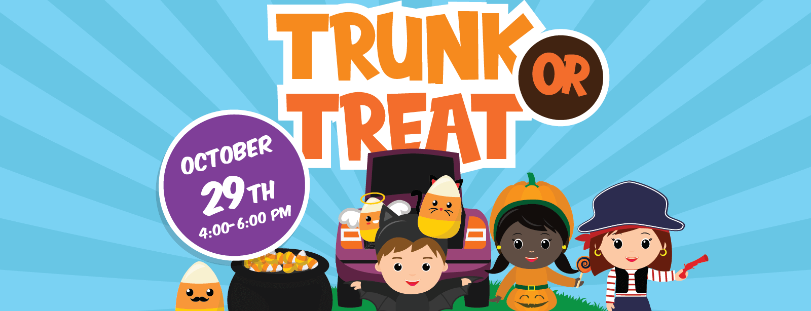 Trunk or Treat October 29th 4:00-6:00