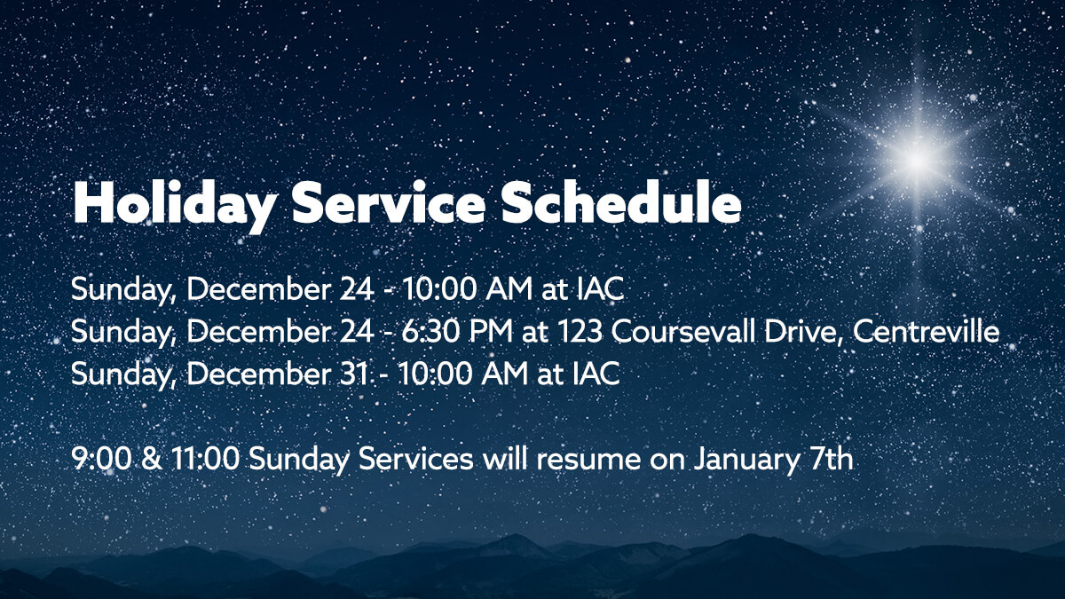 Holiday Service Schedule