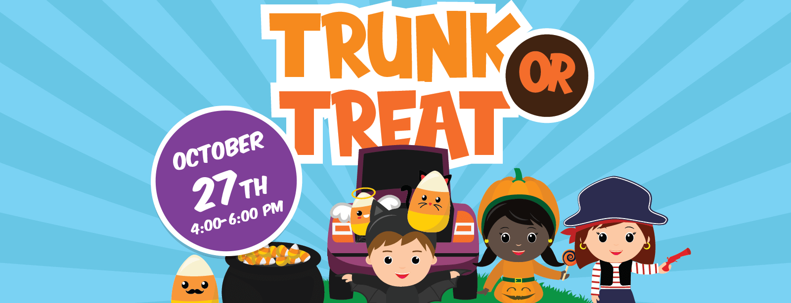 Trunk or Treat October 27th 4:00 - 6:00